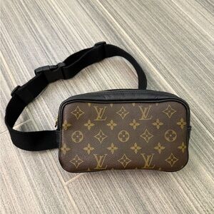 Custom/Upcycled LV Belt Bag